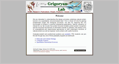 Desktop Screenshot of grigoryanlab.org